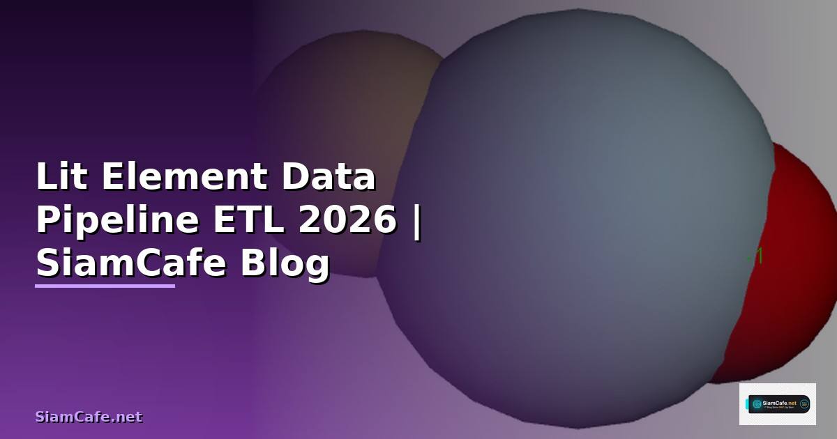 Lit Element Data Pipeline ETL