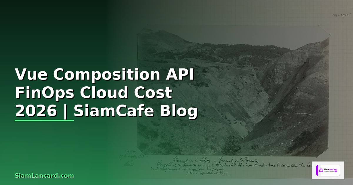 Vue Composition API FinOps Cloud Cost