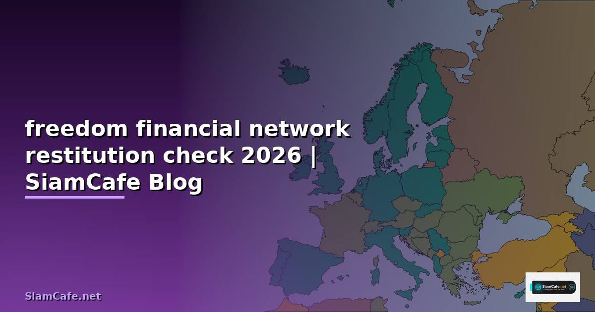 freedom financial network restitution check