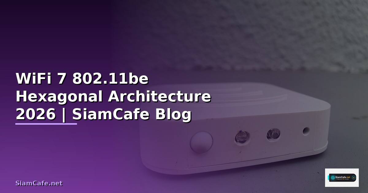 WiFi 7 802.11be Hexagonal Architecture