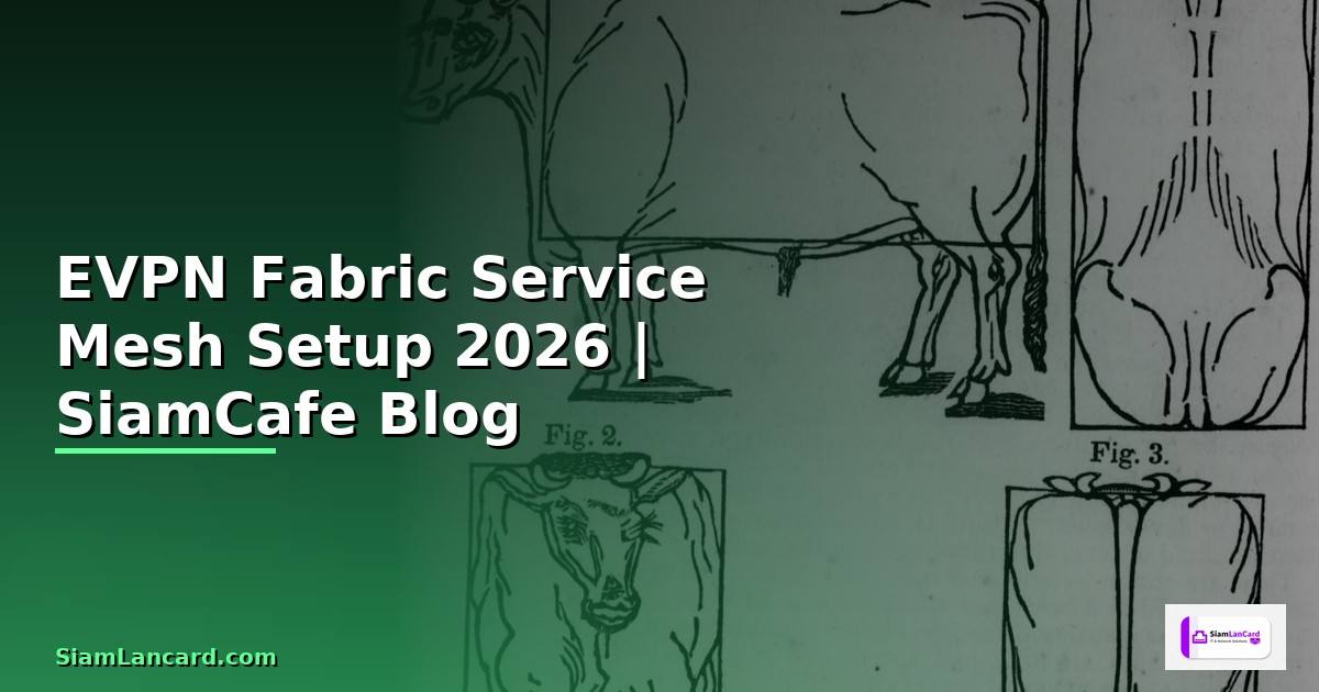 EVPN Fabric Service Mesh Setup