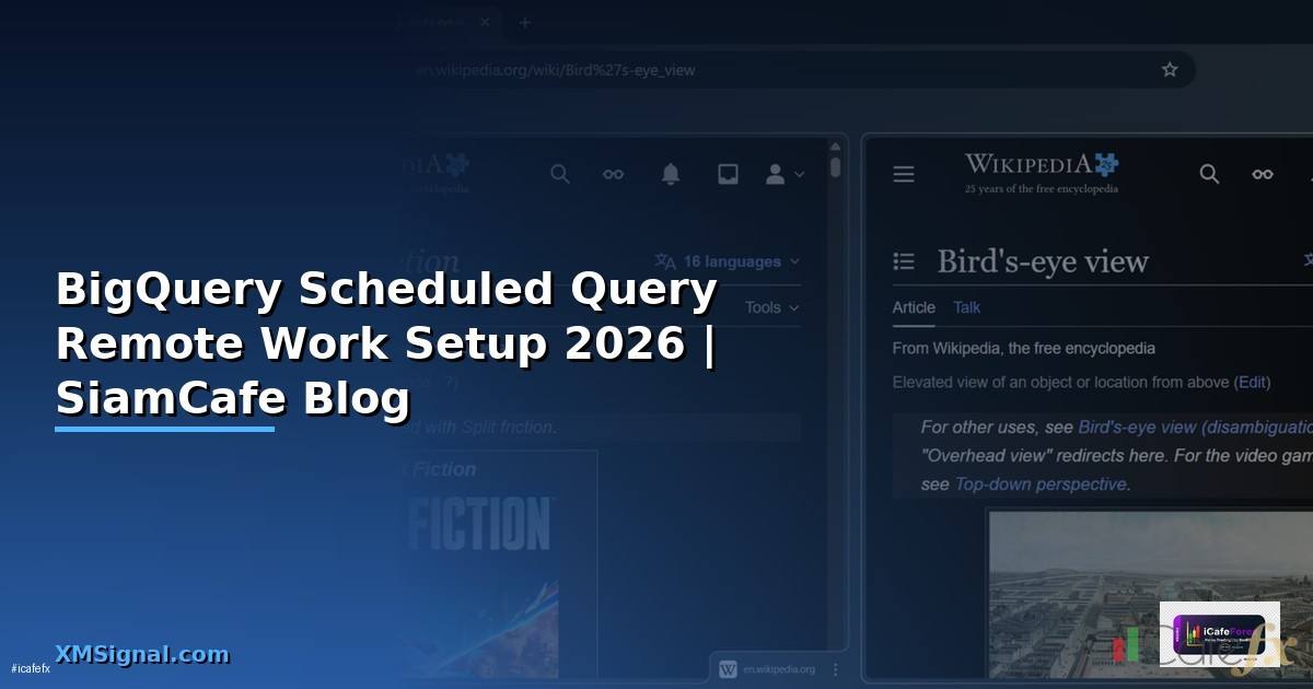 BigQuery Scheduled Query Remote Work Setup