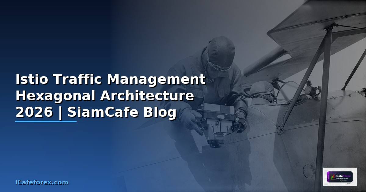 Istio Traffic Management Hexagonal Architecture