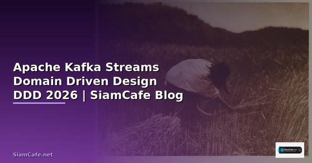 Apache Kafka Streams Domain Driven Design DDD — คู่มือฉบับสมบูรณ์ 2026