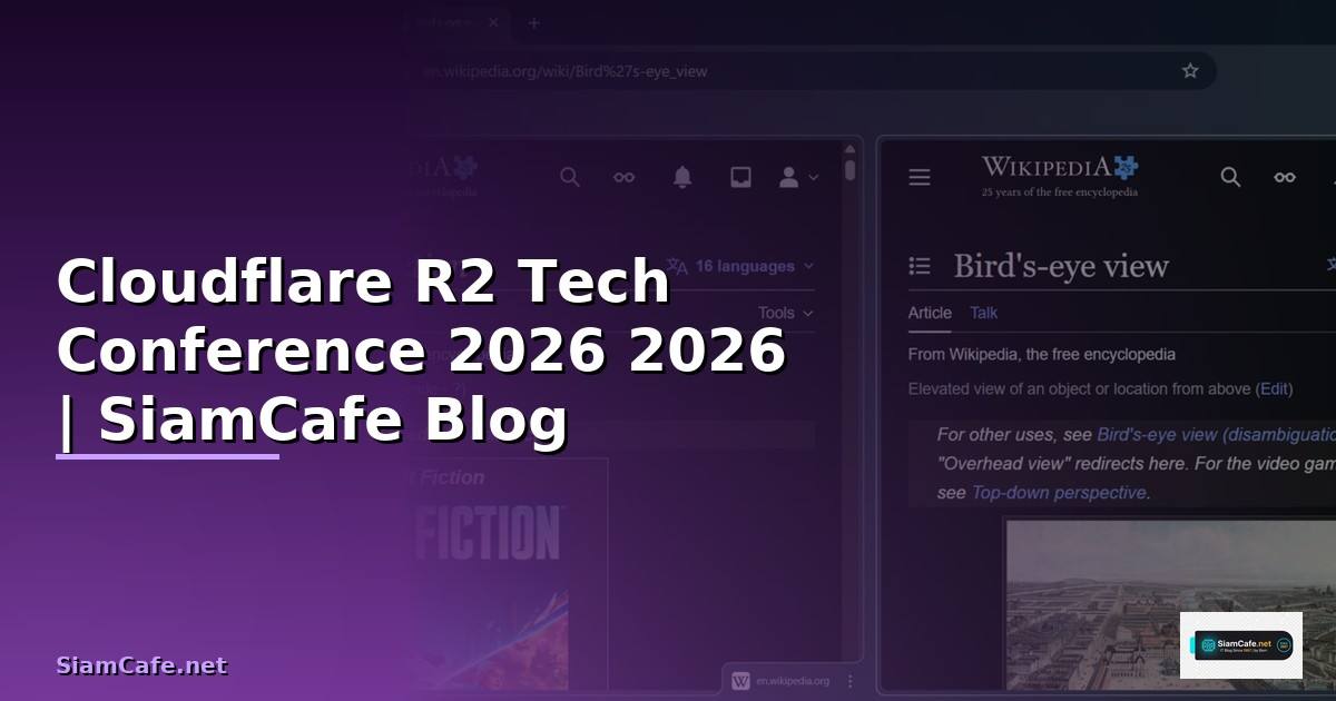 Cloudflare R2 Tech Conference 2026