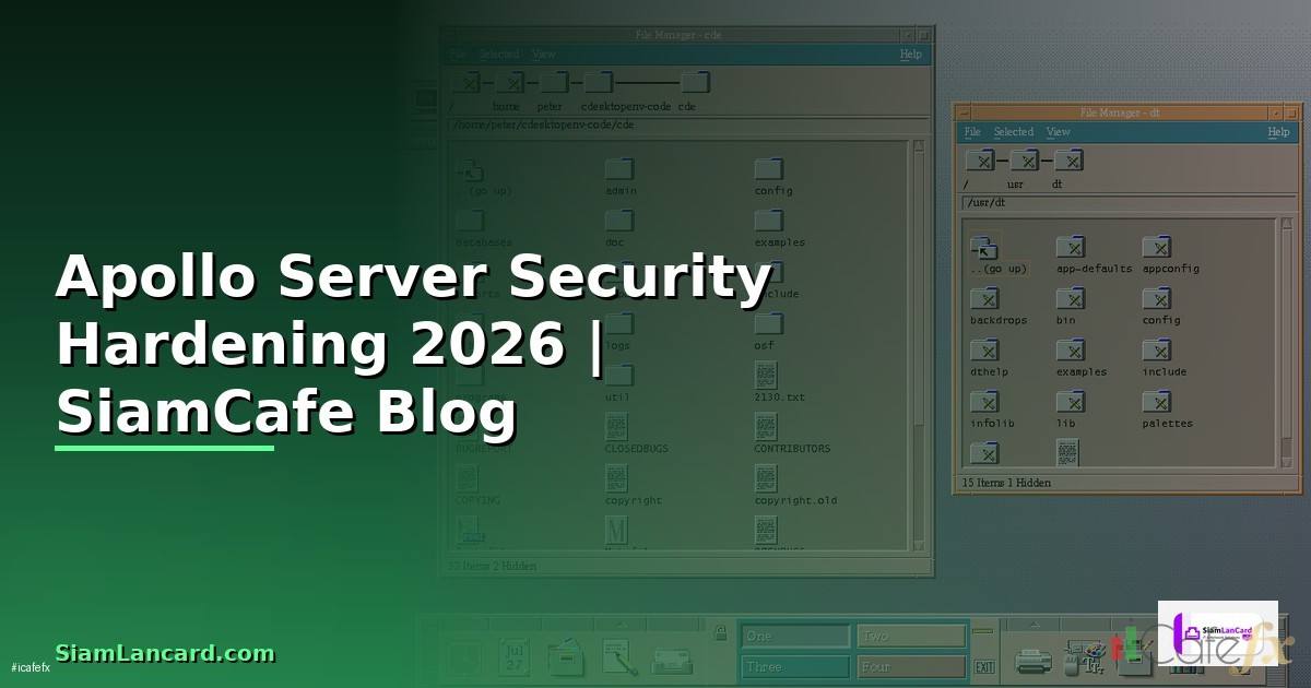 Apollo Server Security Hardening ป้องกันแฮก
