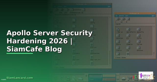 Apollo Server Security Hardening ป้องกันแฮก