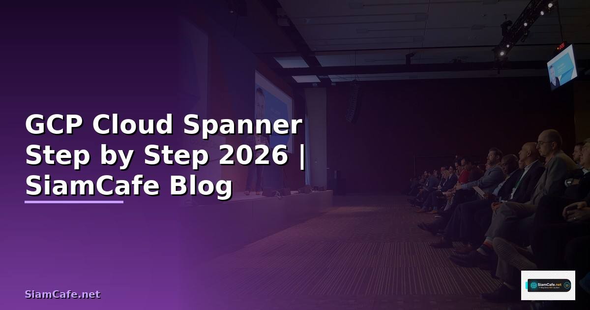 GCP Cloud Spanner สำหรับมือใหม่ Step by Step