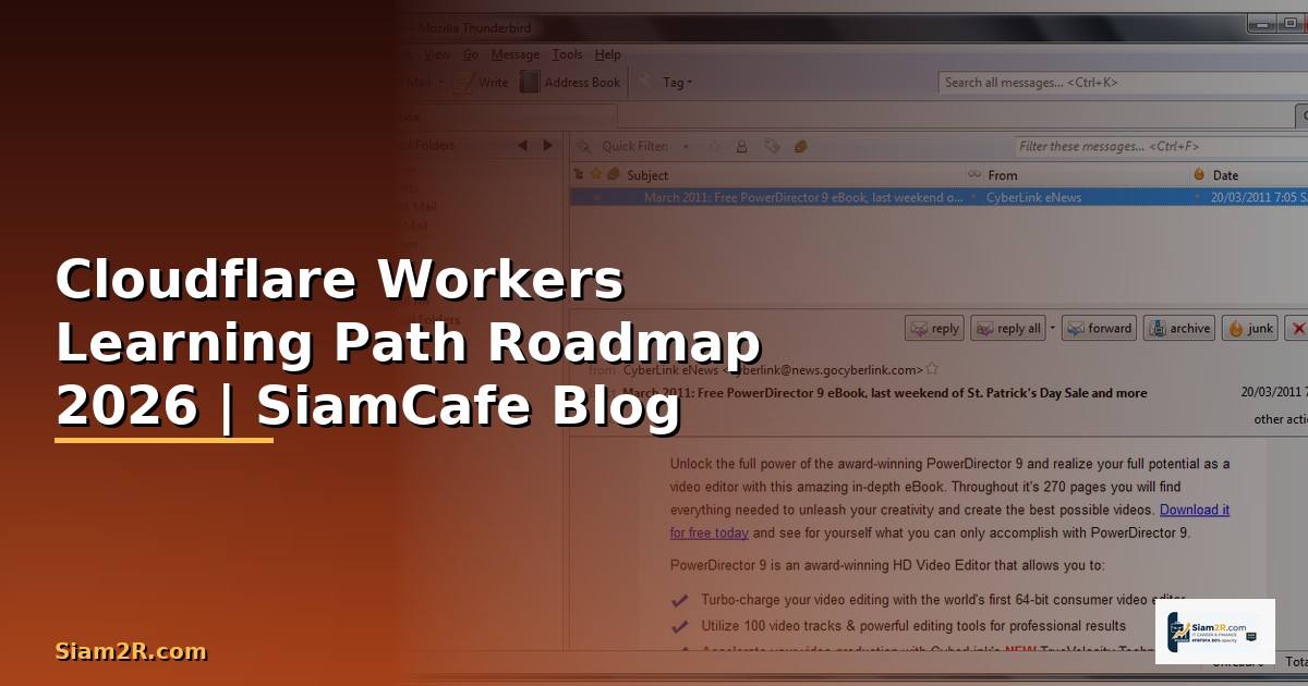 Cloudflare Workers Learning Path Roadmap — คู่มือฉบับสมบูรณ์ 2026
