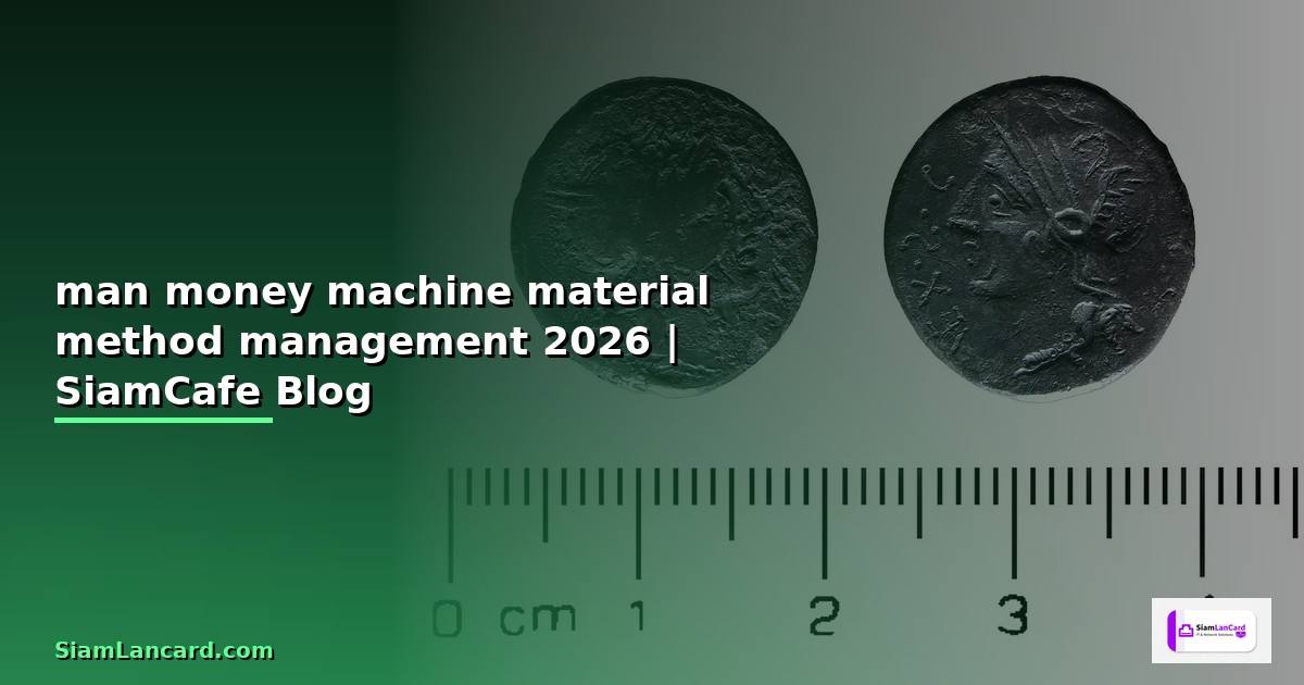 man money machine material method management