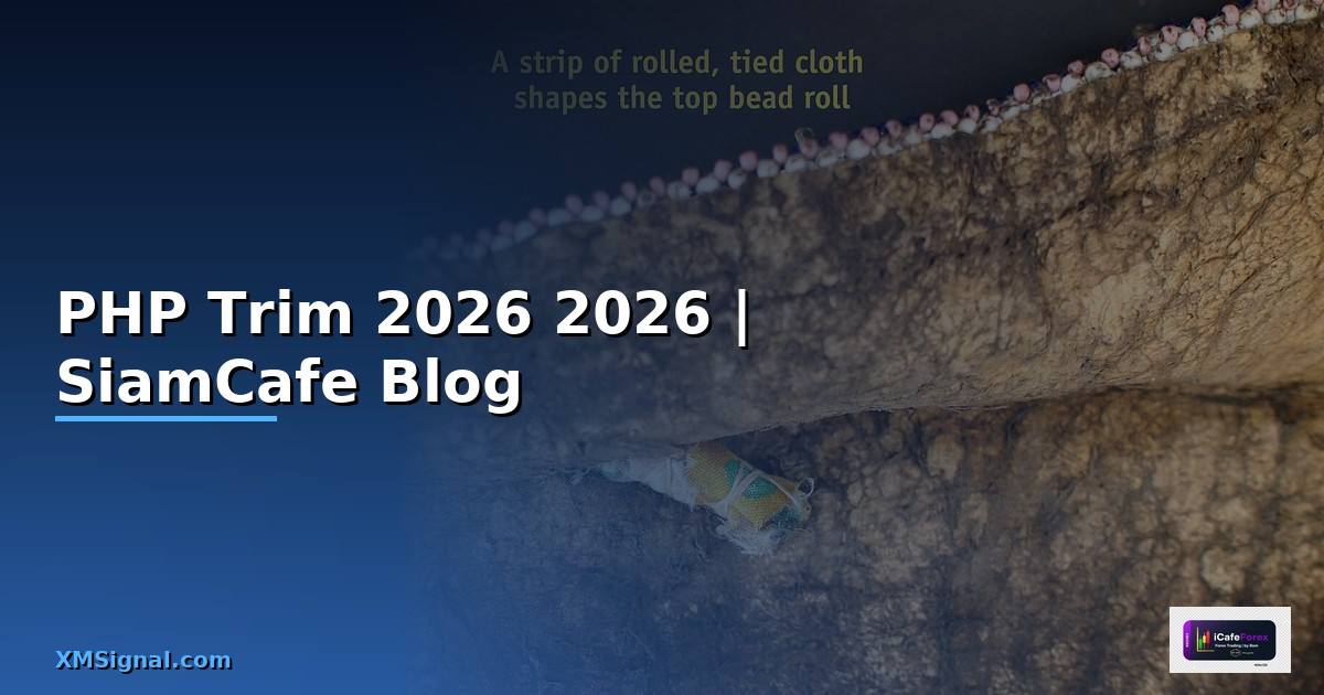 PHP Trim คืออะไร — คู่มือโปรแกรมมิ่ง 2026