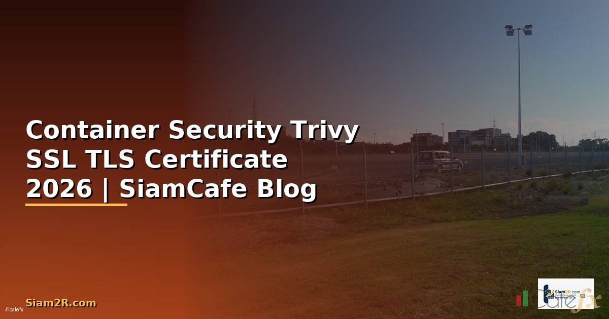 Container Security Trivy SSL TLS Certificate