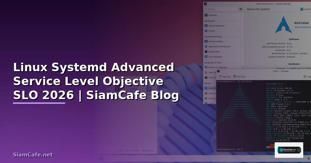 Linux Systemd Advanced Service Level Objective