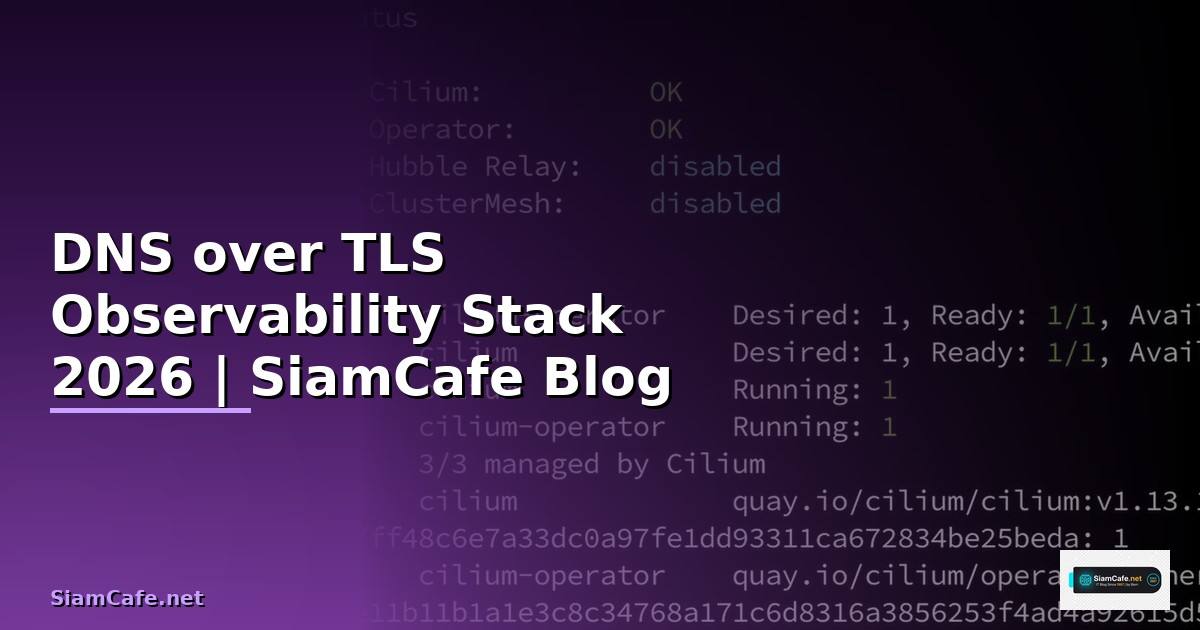 DNS over TLS Observability Stack