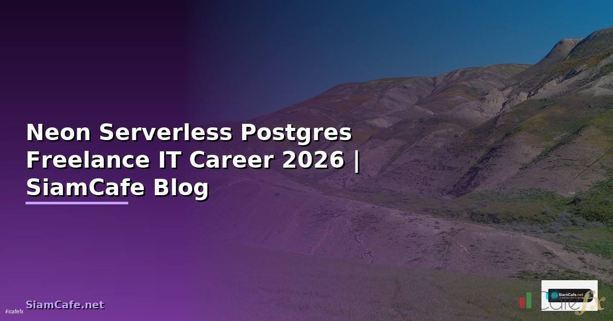 Neon Serverless Postgres Freelance IT Career