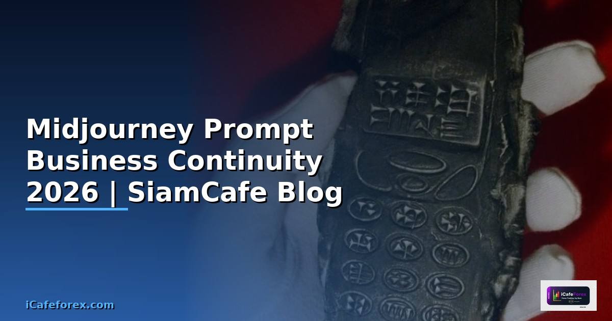 Midjourney Prompt Business Continuity —