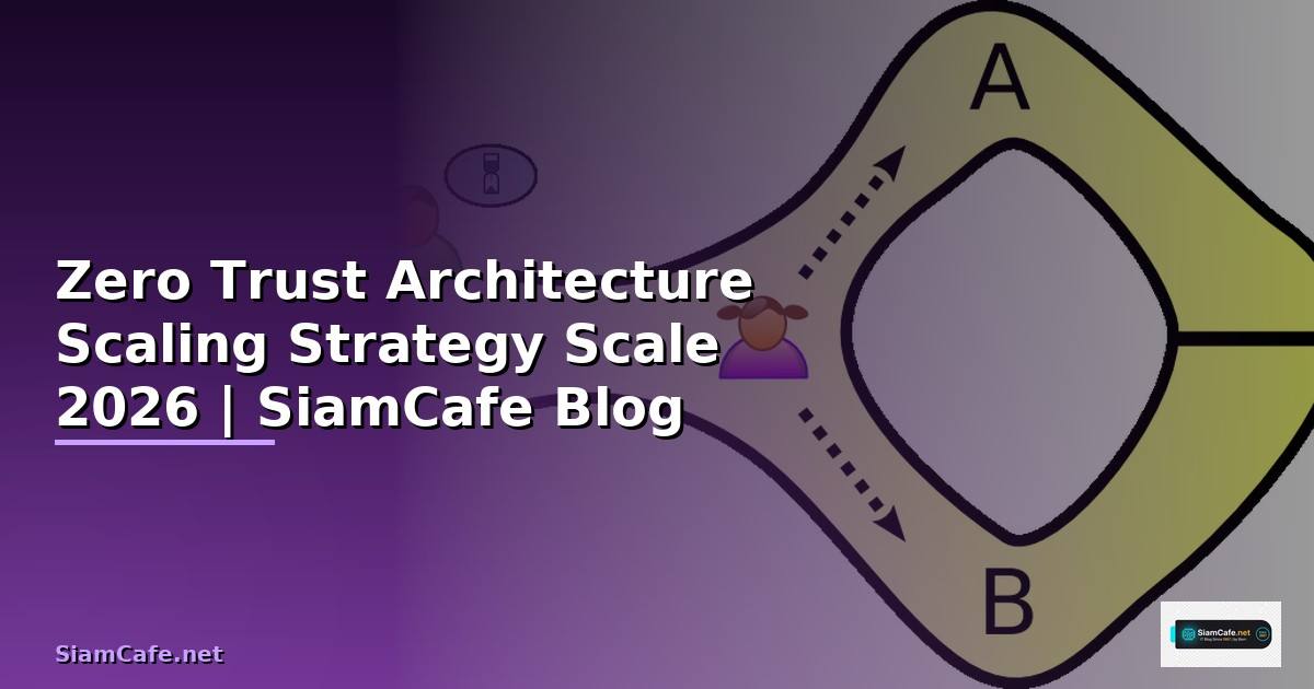 Zero Trust Architecture Scaling Strategy วิธี