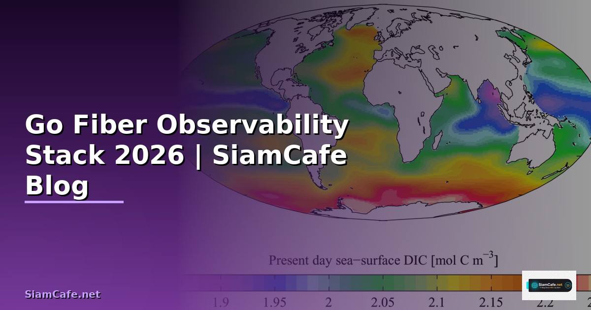 Go Fiber Observability Stack — คู่มือฉบับสมบูรณ์ 2026