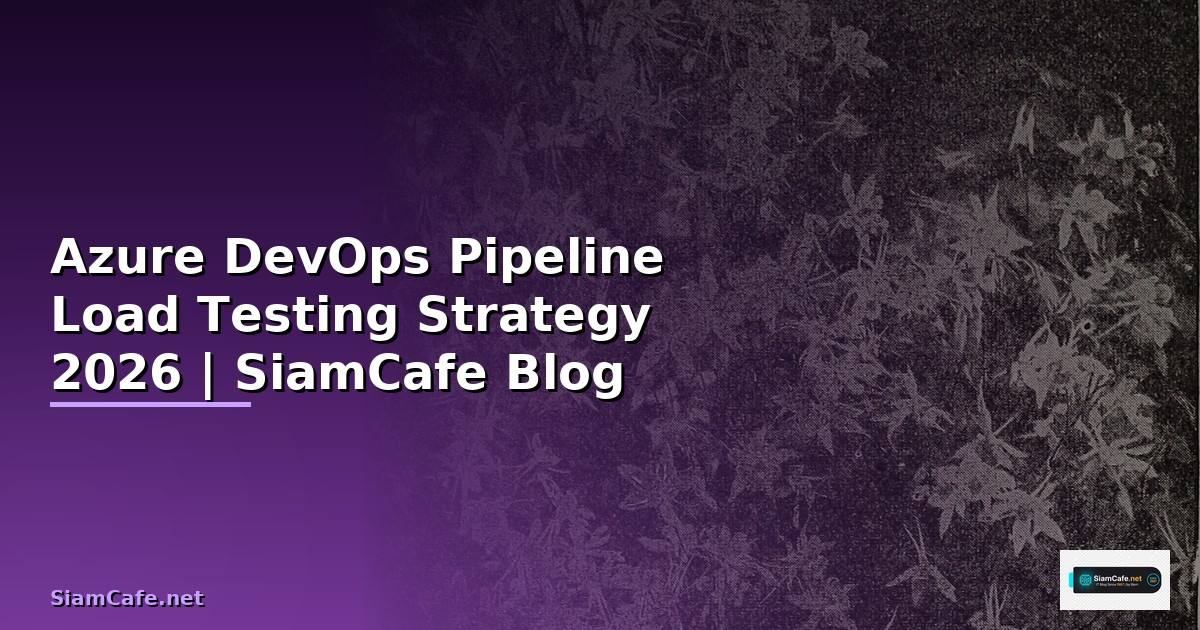 Azure DevOps Pipeline Load Testing Strategy