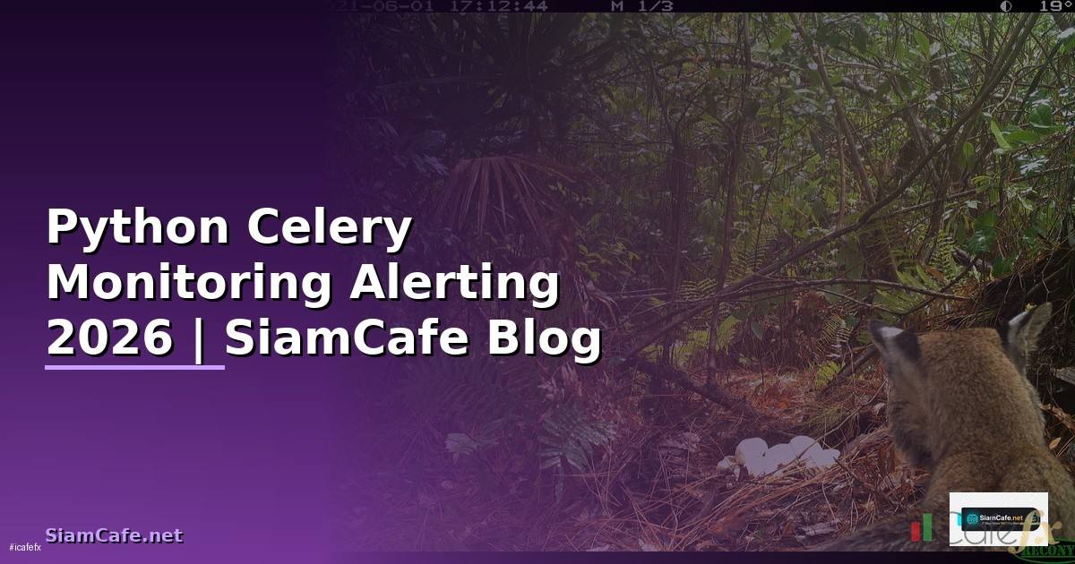 Python Celery Monitoring และ Alerting
