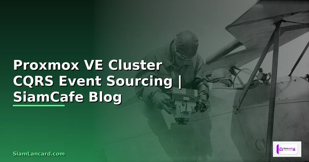 Proxmox VE Cluster CQRS Event Sourcing