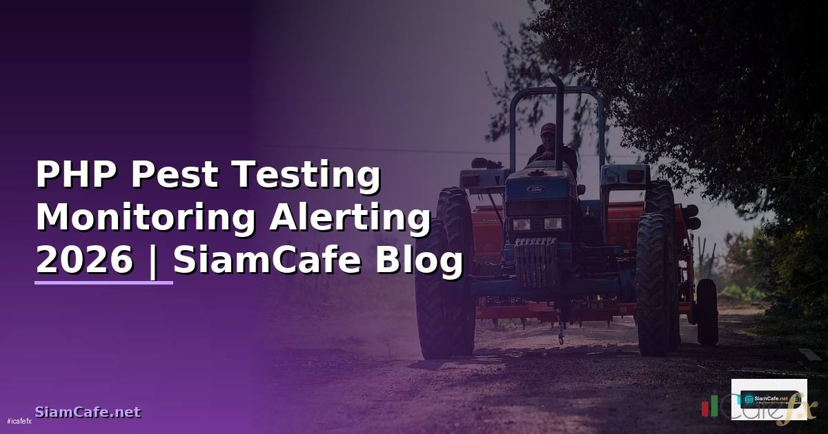 PHP Pest Testing Monitoring และ Alerting