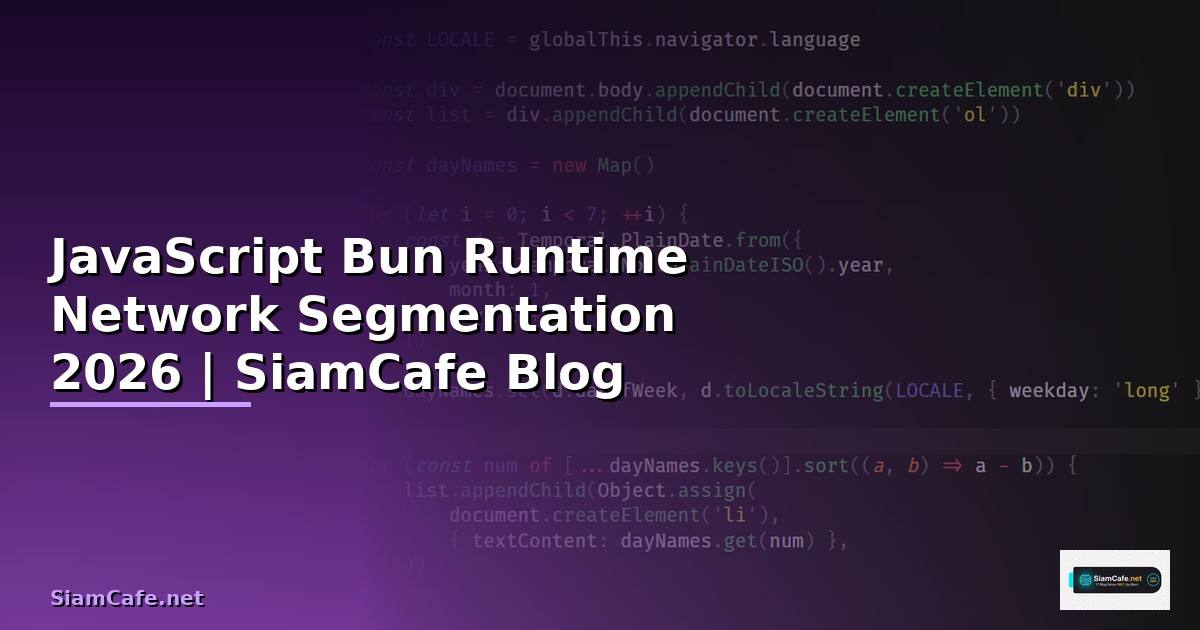JavaScript Bun Runtime Network Segmentation
