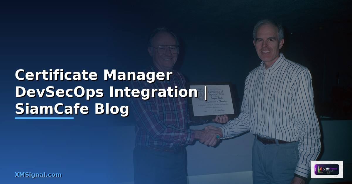 Certificate Manager DevSecOps Integration