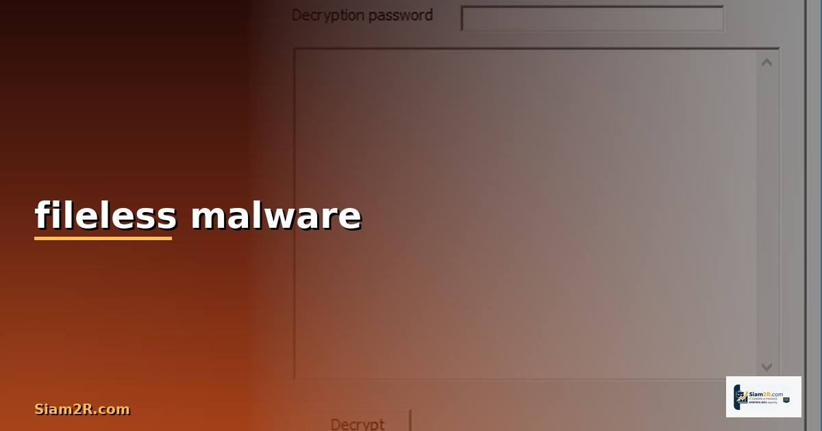 fileless malware คือ — วิธีตั้งค่าและใช้งานจริงพร้อมตัวอย่าง