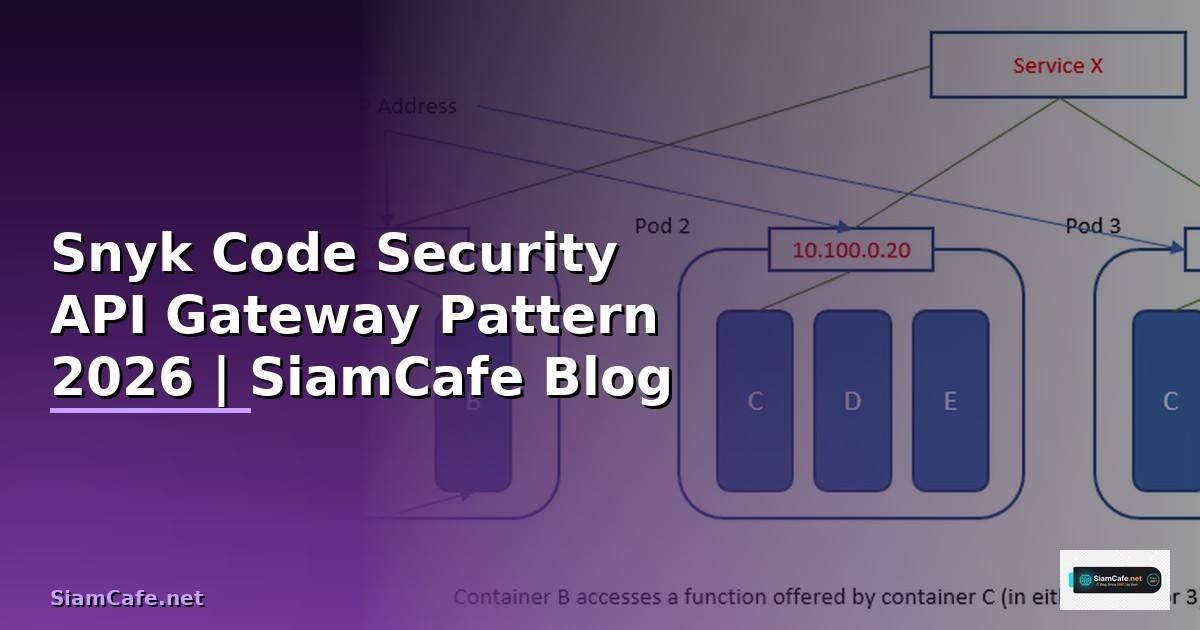 Snyk Code Security API Gateway Pattern