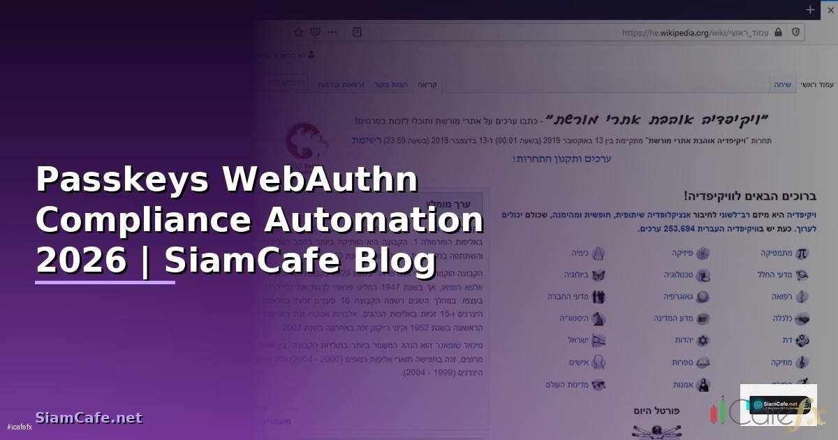 Passkeys WebAuthn Compliance Automation