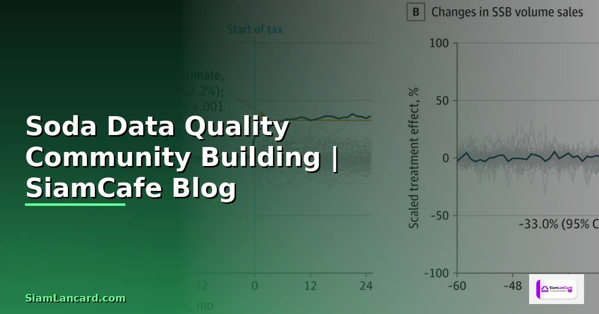 Soda Data Quality Community Building