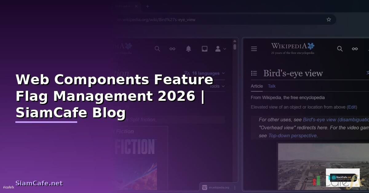 Web Components Feature Flag Management
