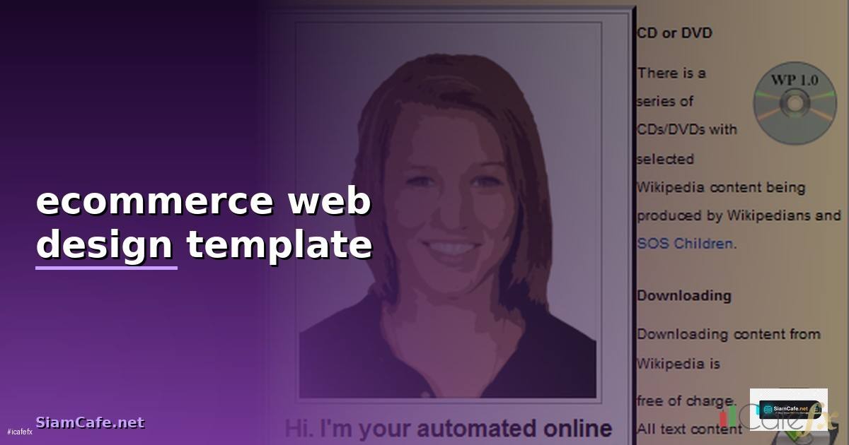 ecommerce web design template —