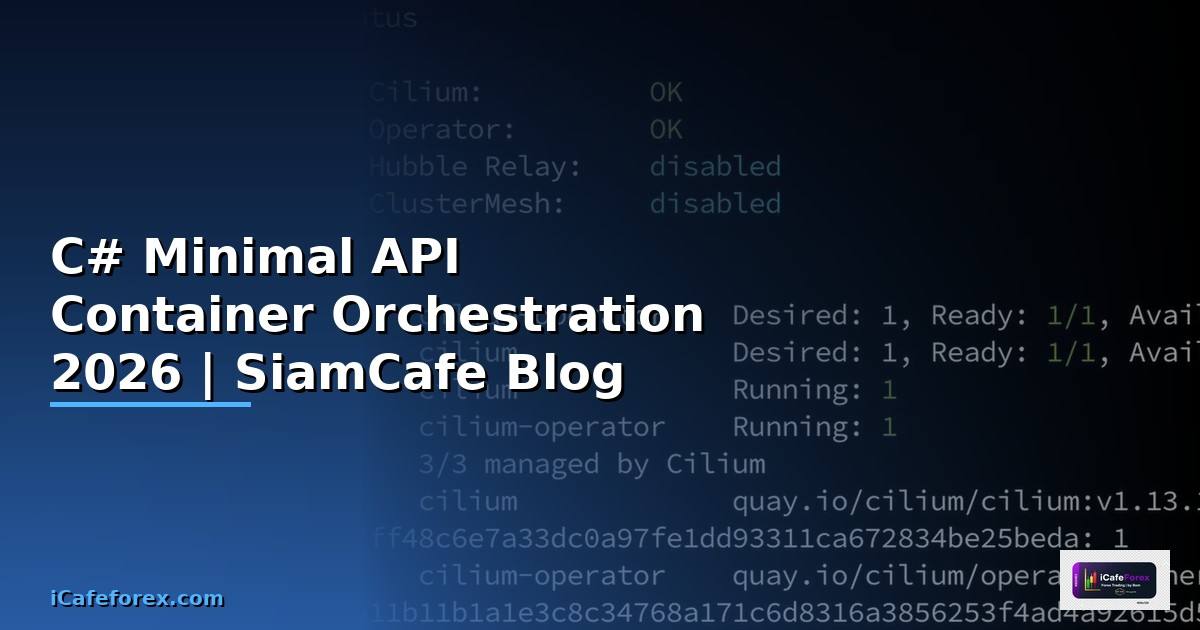 C# Minimal API Container Orchestration