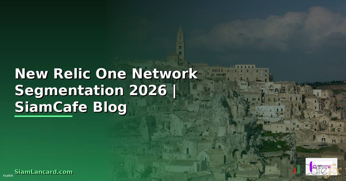 New Relic One Network Segmentation