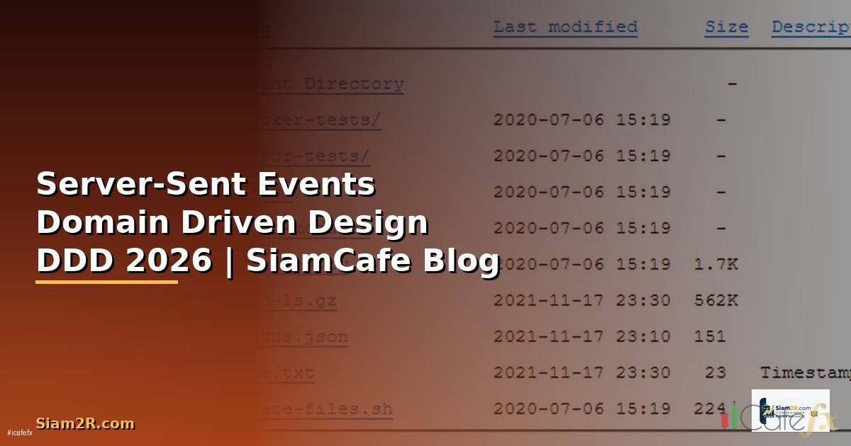 Server-Sent Events Domain Driven Design DDD