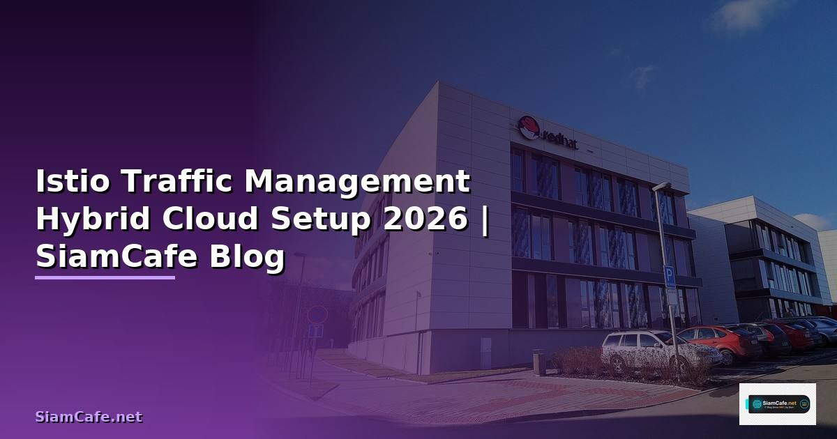 Istio Traffic Management Hybrid Cloud Setup