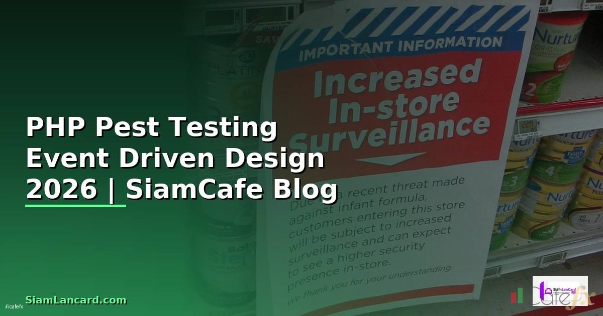 PHP Pest Testing Event Driven Design