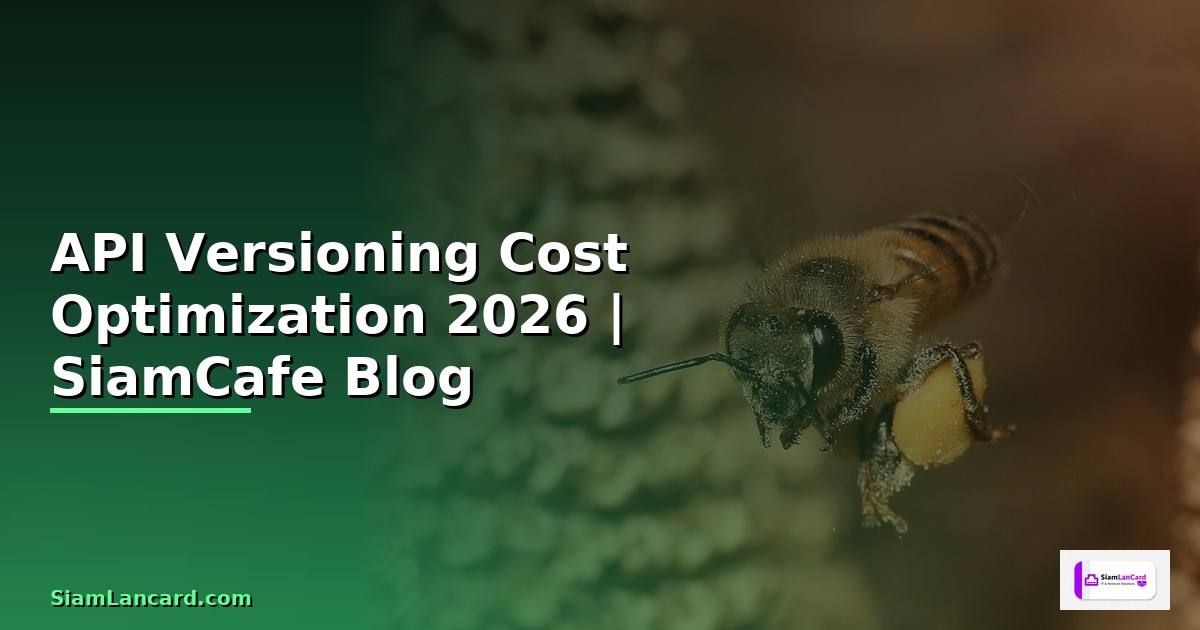 API Versioning Cost Optimization ลดค่าใช้จ่าย