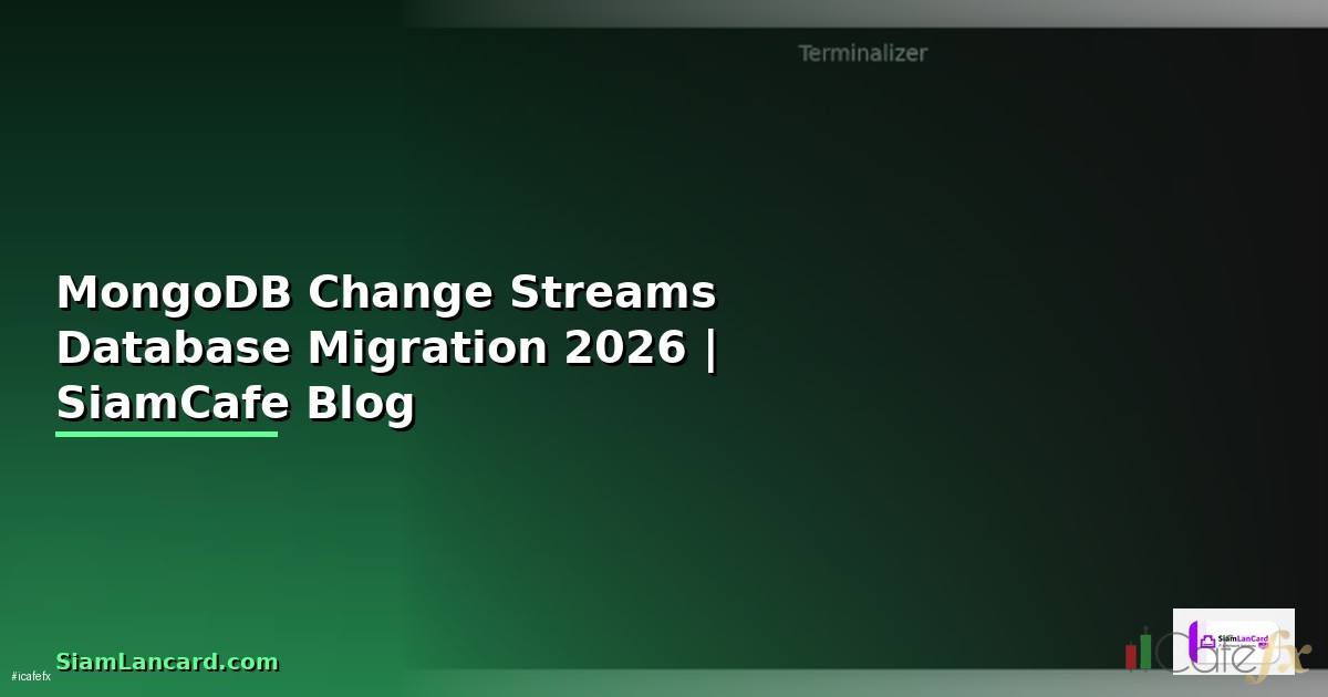MongoDB Change Streams Database Migration