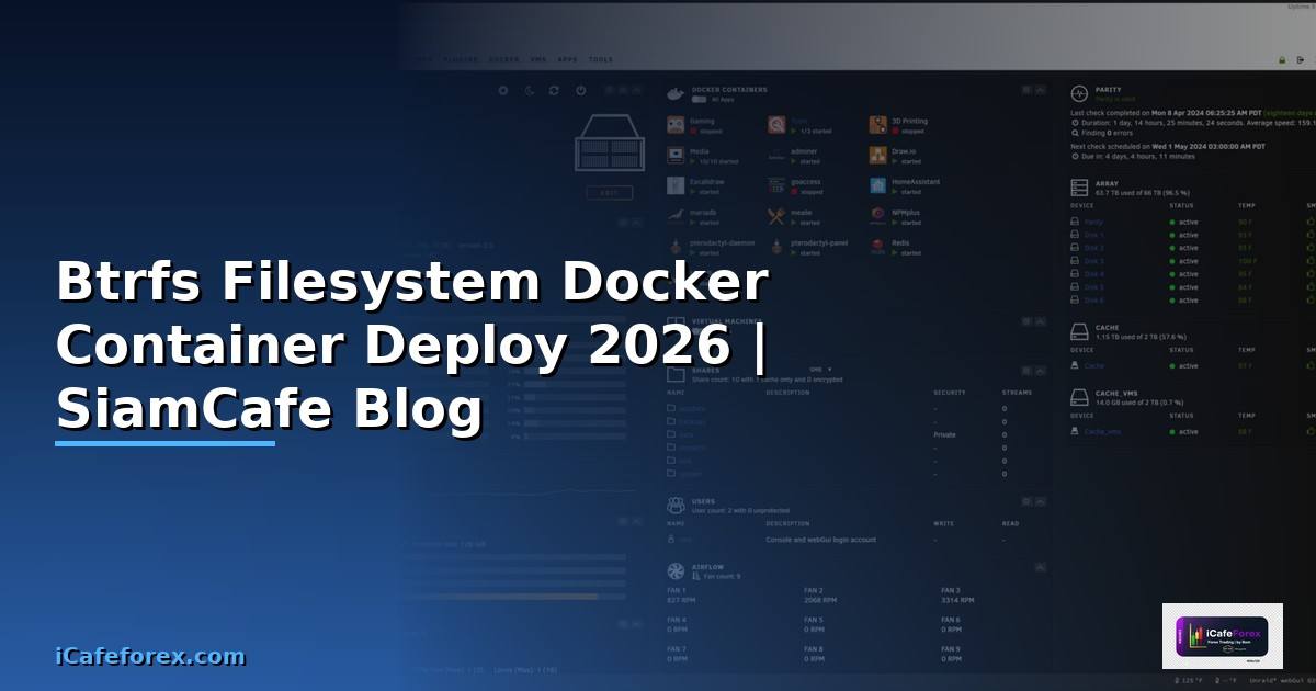 Btrfs Filesystem Docker Container Deploy