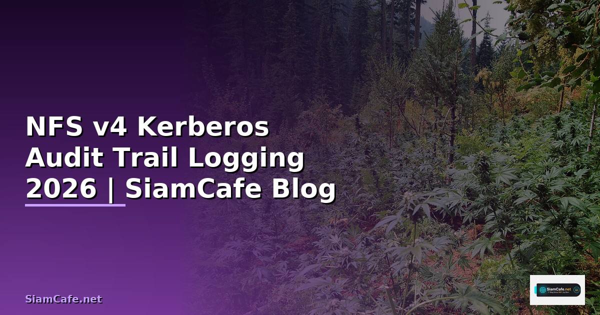 NFS v4 Kerberos Audit Trail Logging