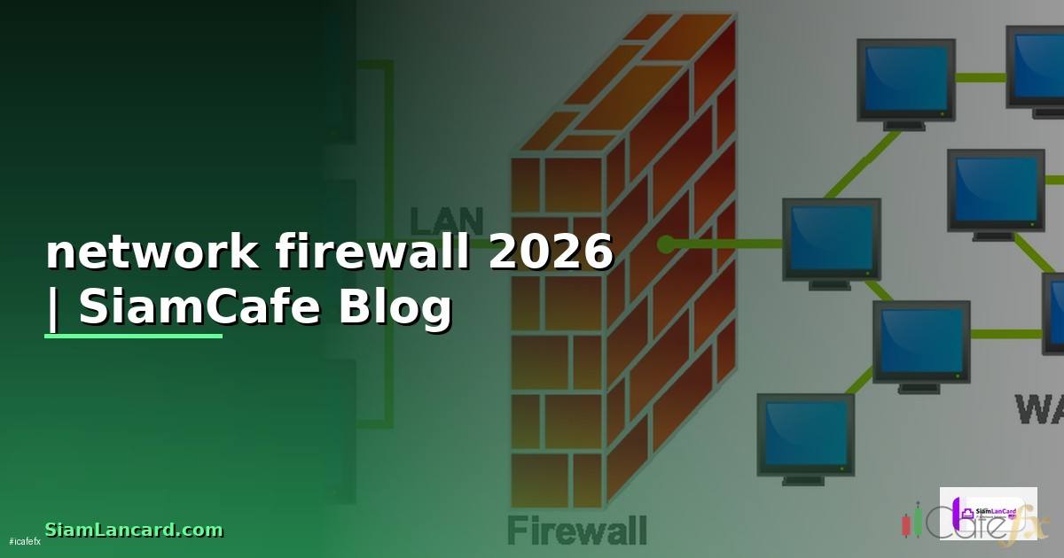 network firewall คือ — คู่มือฉบับสมบูรณ์ 2026