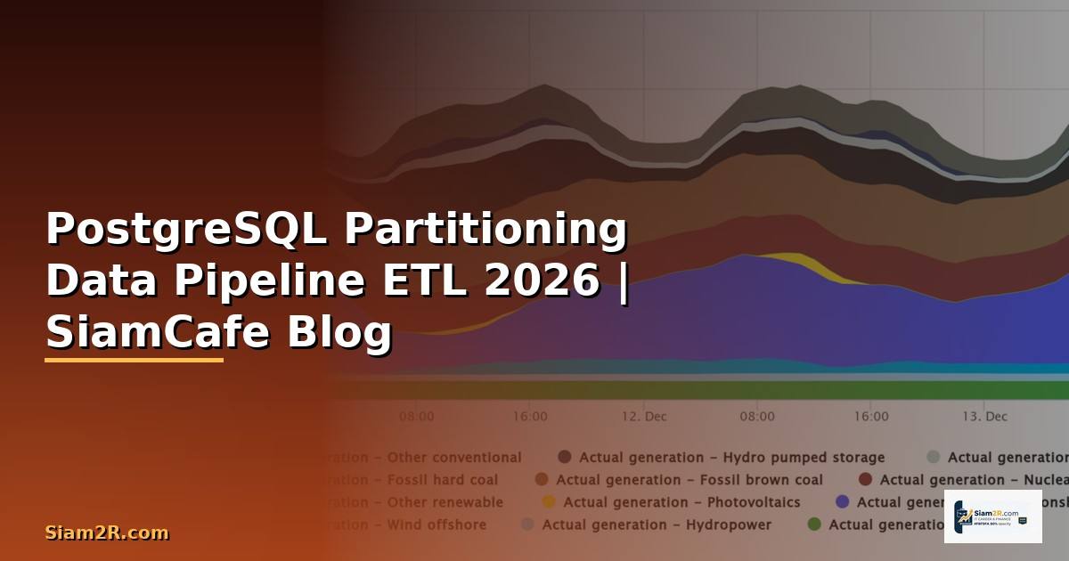 PostgreSQL Partitioning Data Pipeline ETL — คู่มือฉบับสมบูรณ์ 2026