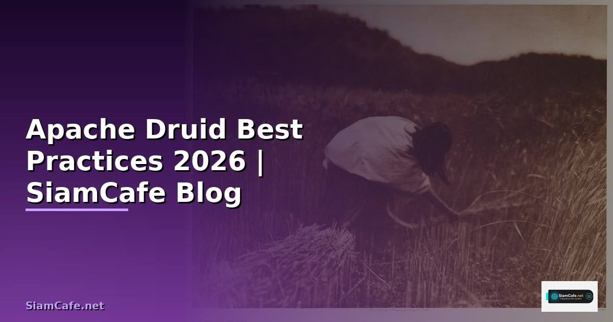 Apache Druid Best Practices ที่ต้องรู้