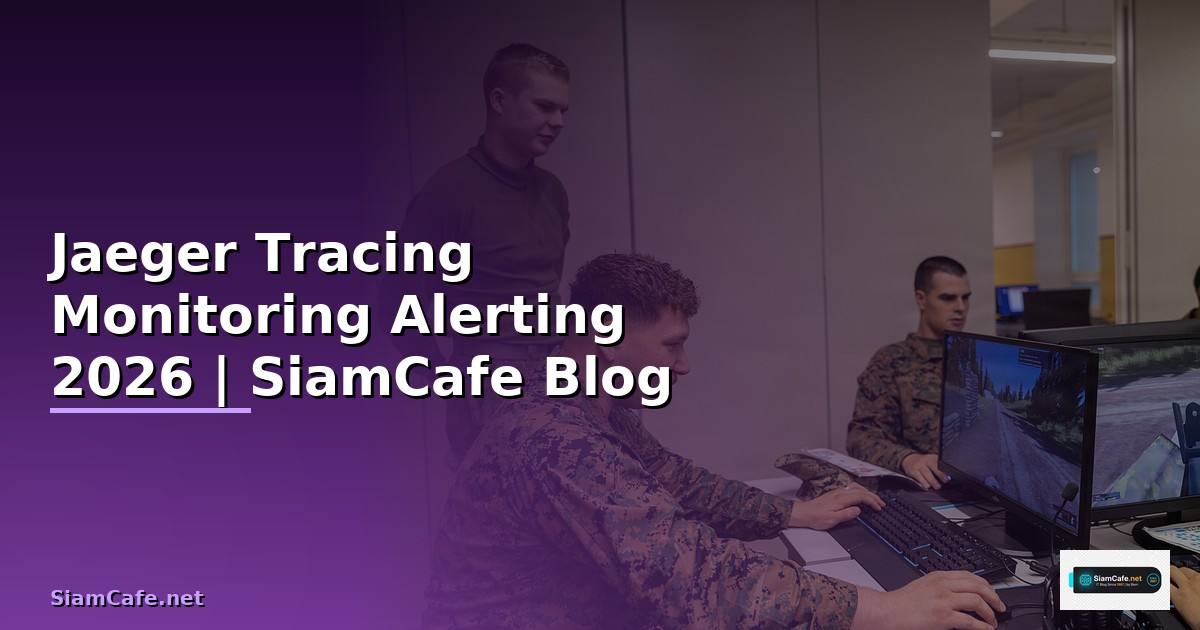 Jaeger Tracing Monitoring และ Alerting