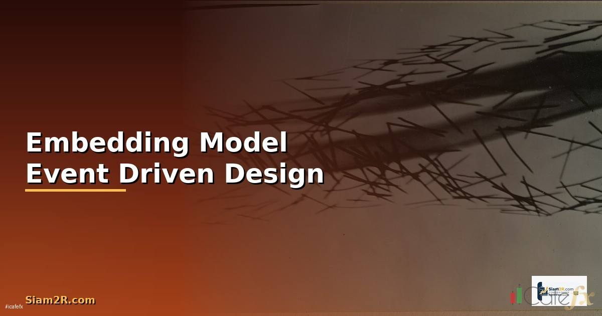 Embedding Model Event Driven Design —