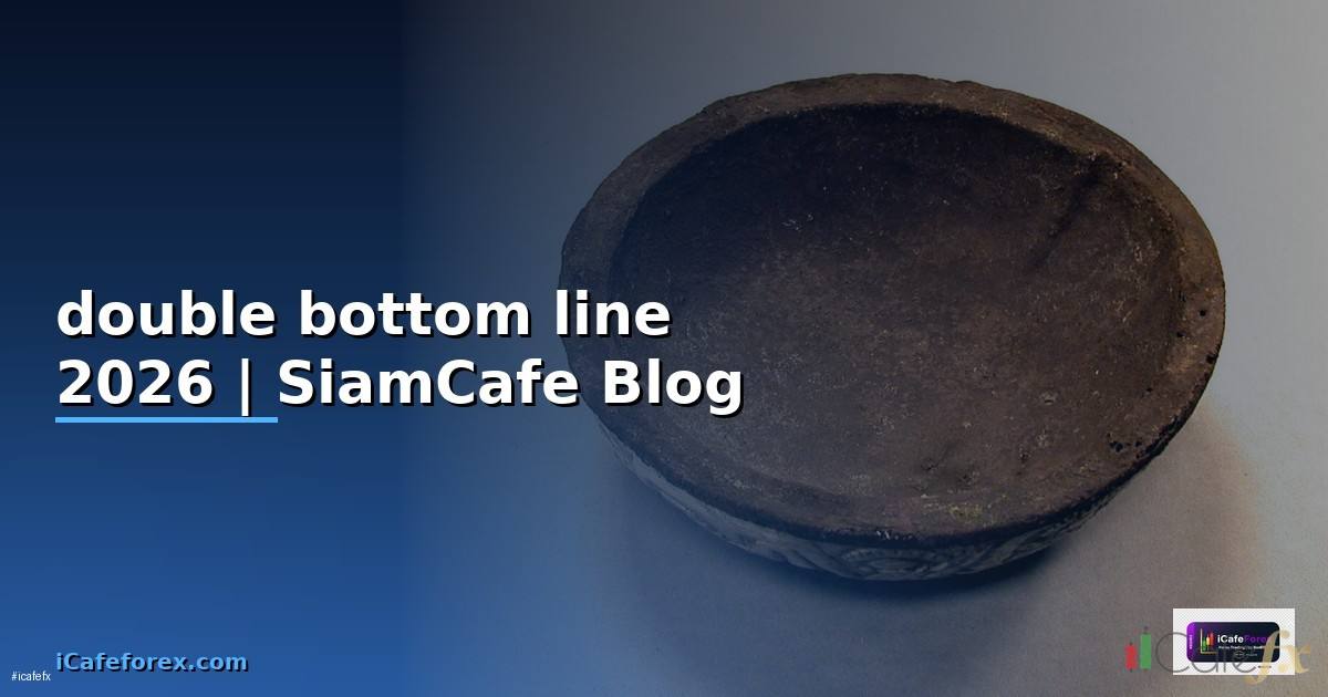 double bottom line หมายถึง