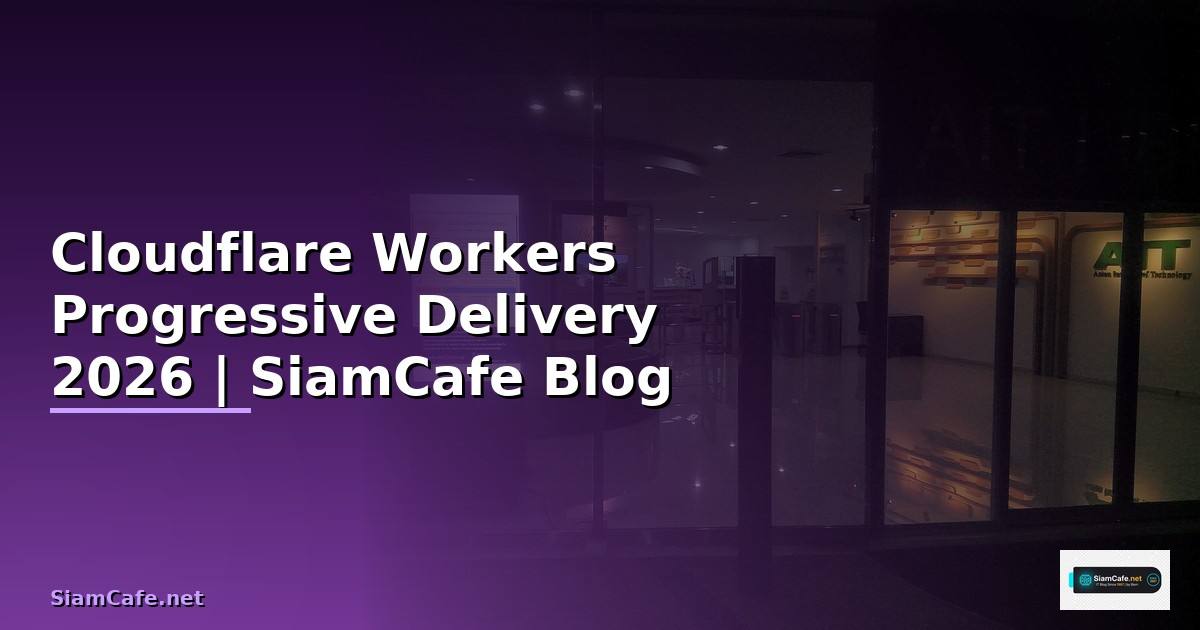 Cloudflare Workers Progressive Delivery — คู่มือฉบับสมบูรณ์ 2026